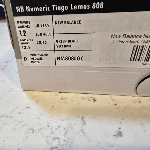 New Balance Tiago Lemos x Numeric 808 'Forest Green Black' Size 12 NM808LGC NEW - Picture 14 of 14